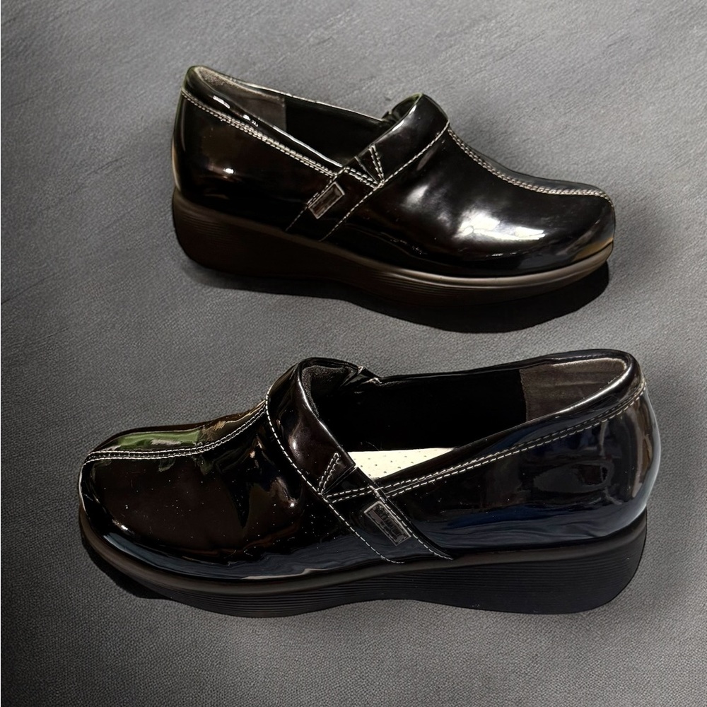 Grey's Anatomy by SoftWalk Meredith Sport nursing clog in black patent Size 7M